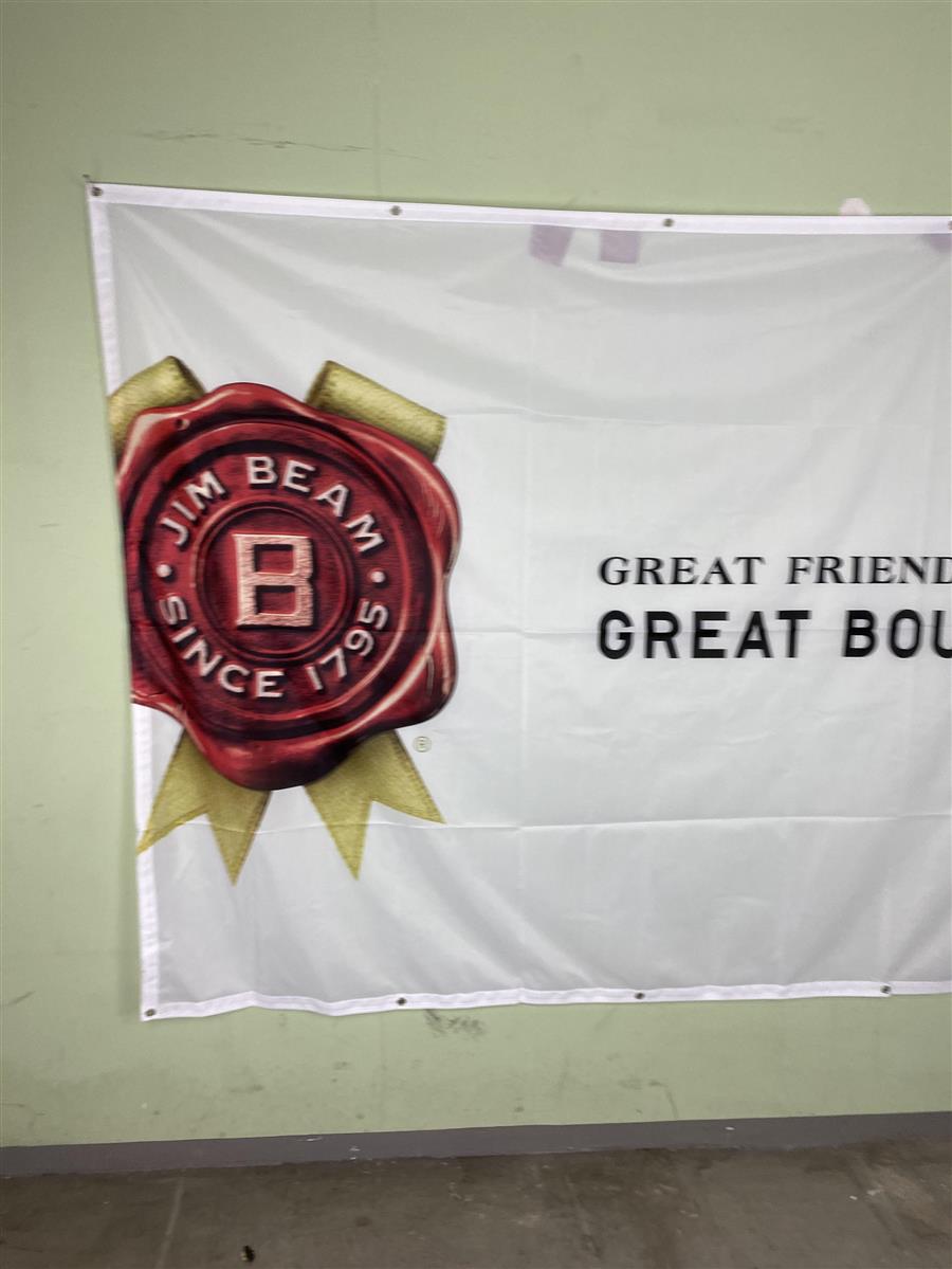 1x Jim Beam whiskey banner butelka białe tło 340 x 165 – Widok 2