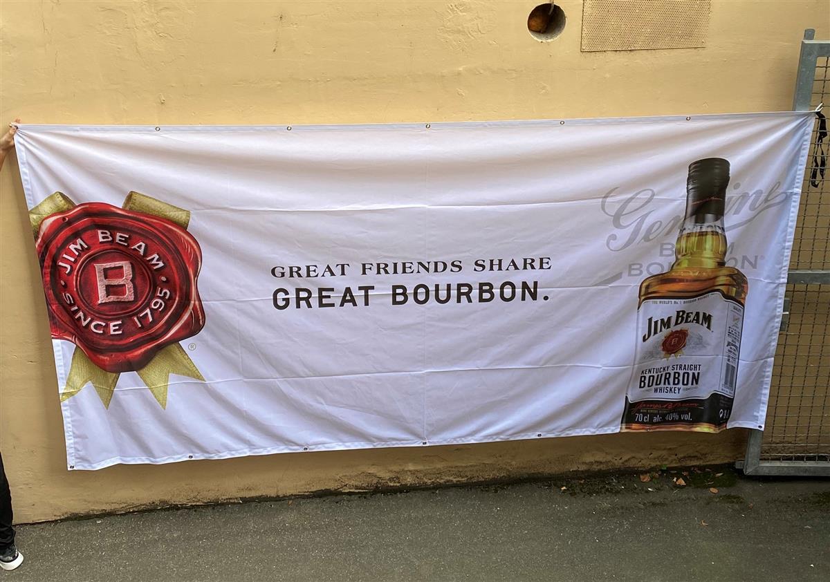 1x Jim Beam whiskey banner butelka białe tło 340 x 165 – Widok 4