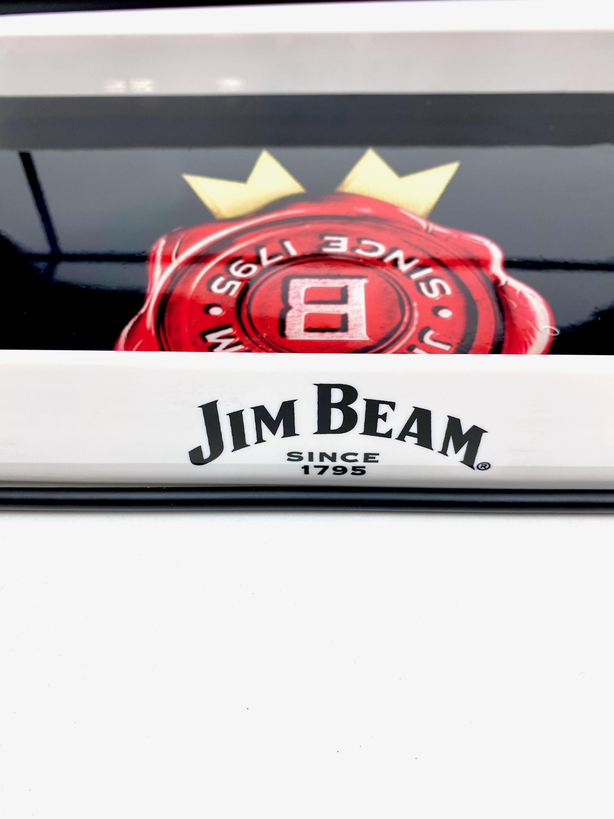 1x Jim Beam Whiskey Barcaddy metalowa kratka z tacką – Widok 2