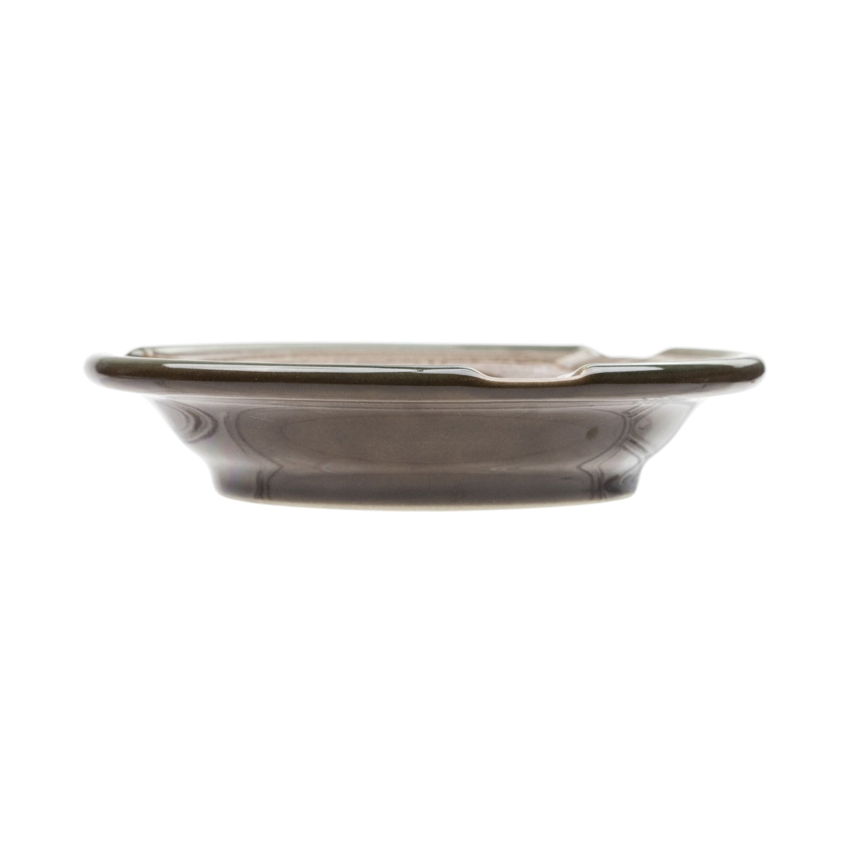 1x Popielniczka ceramiczna do piwa Licher brązowa z kobietą – Widok 3