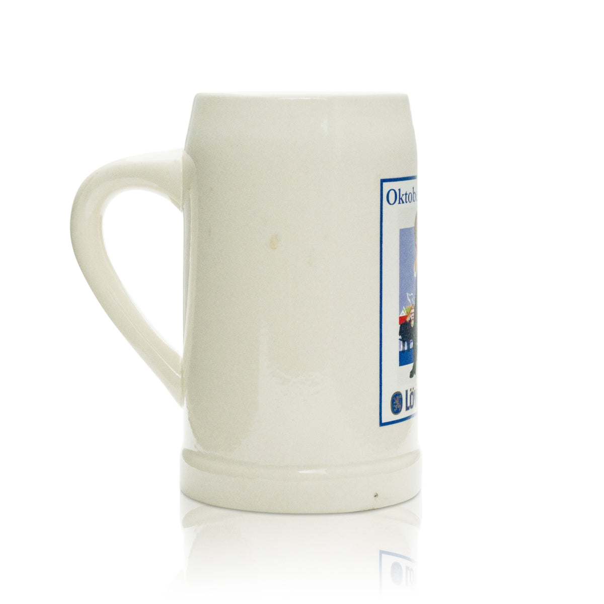 1x szklany gliniany kufel do piwa Löwenbräu 0,5l Oktoberfest 2012 – Widok 2