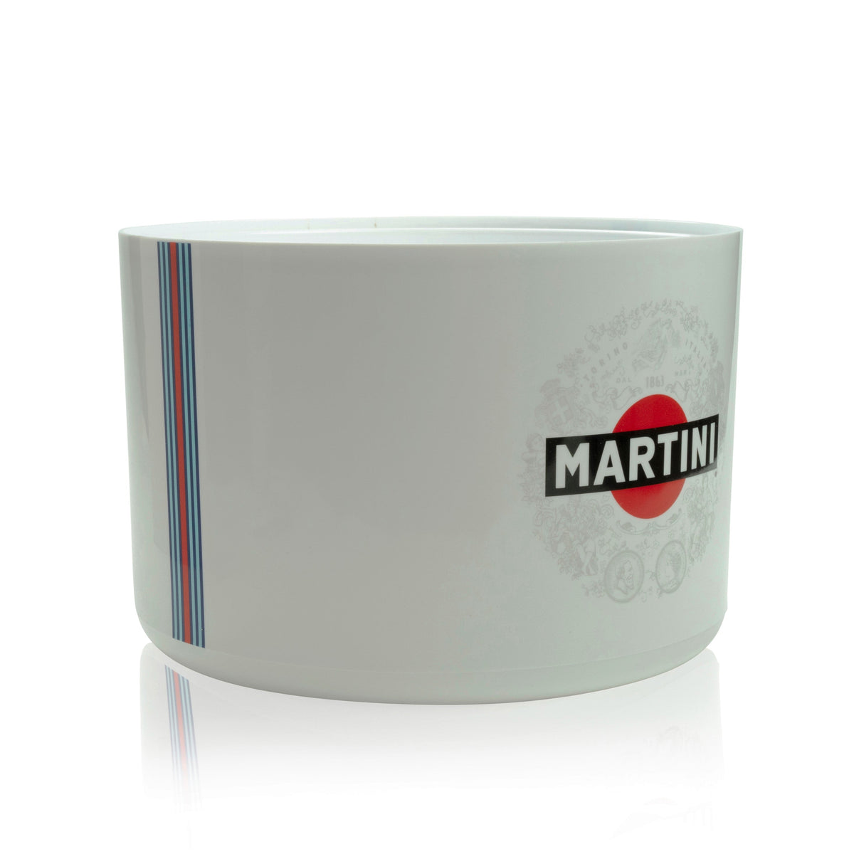 Zestaw barowy XL Martini Wermut: schładzacz + mata barowa + taca + otwieracz + miseczki – Widok 2