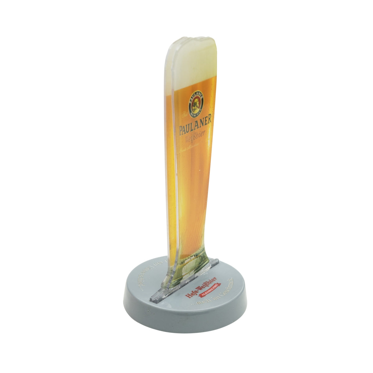 1x ekspozytor stołowy piwa Paulaner Hefe-Weißbier bezalkoholowy – Widok 3