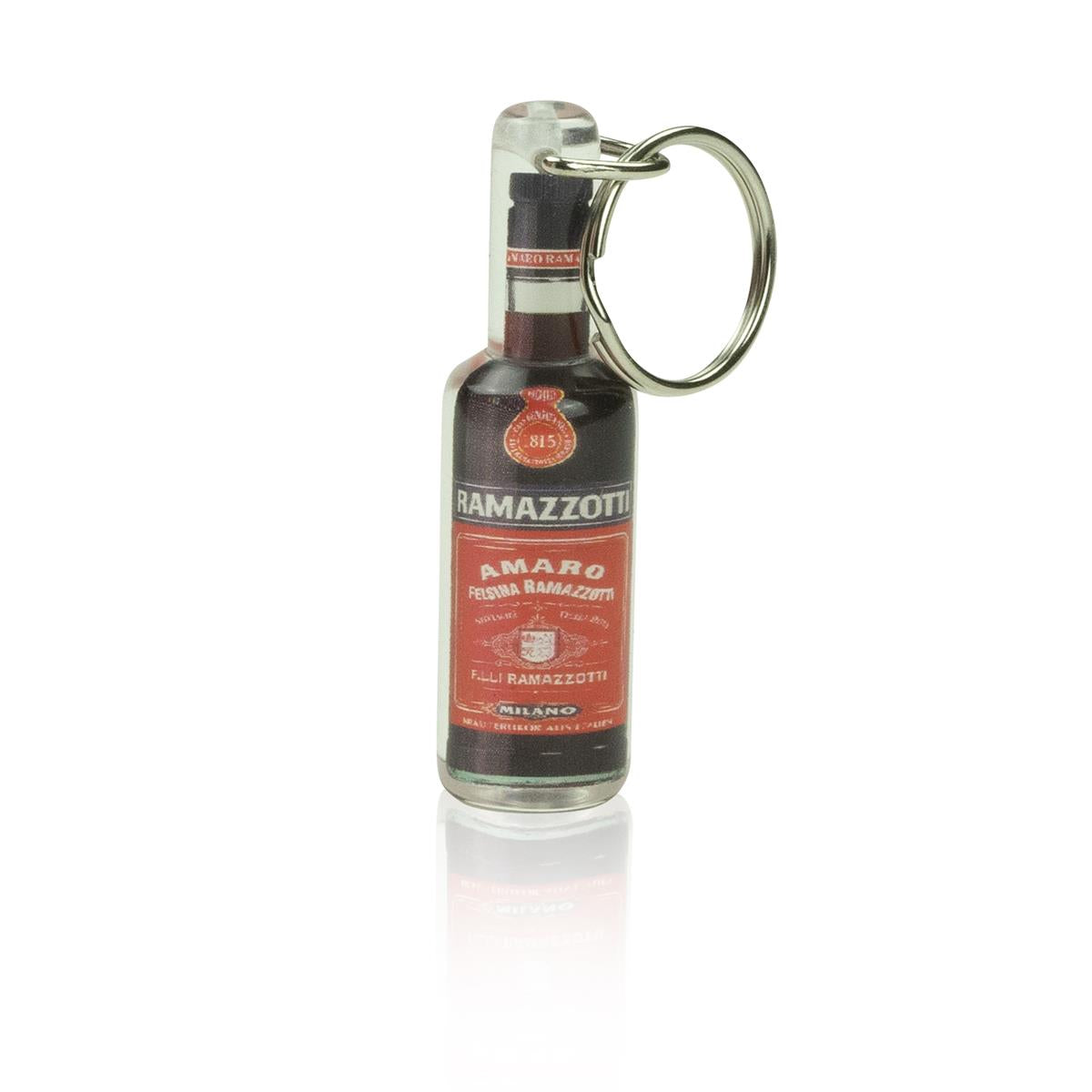 1x Ramazzotti likier brelok przezroczysty mini butelka – Widok 2