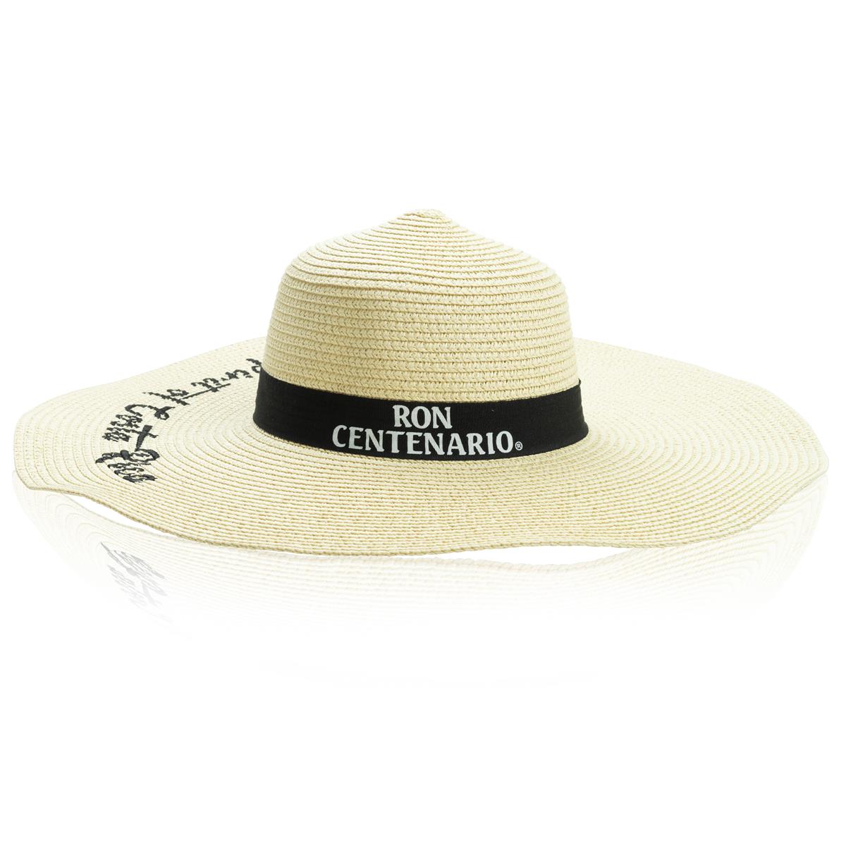 1x Ron Centenario Rum Straw Hat XL naturalny Duch Kostaryki