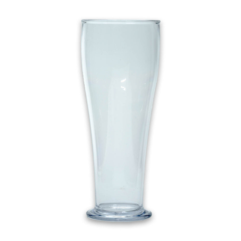 1x Schorm  Szklanka wielokrotnego użytku z twardego plastiku Szklanka do piwa pszenicznego 0,5