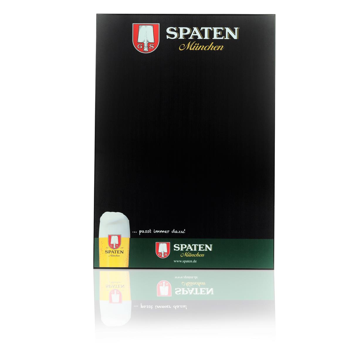 1x Deska do piwa Spaten metalowa 48x68