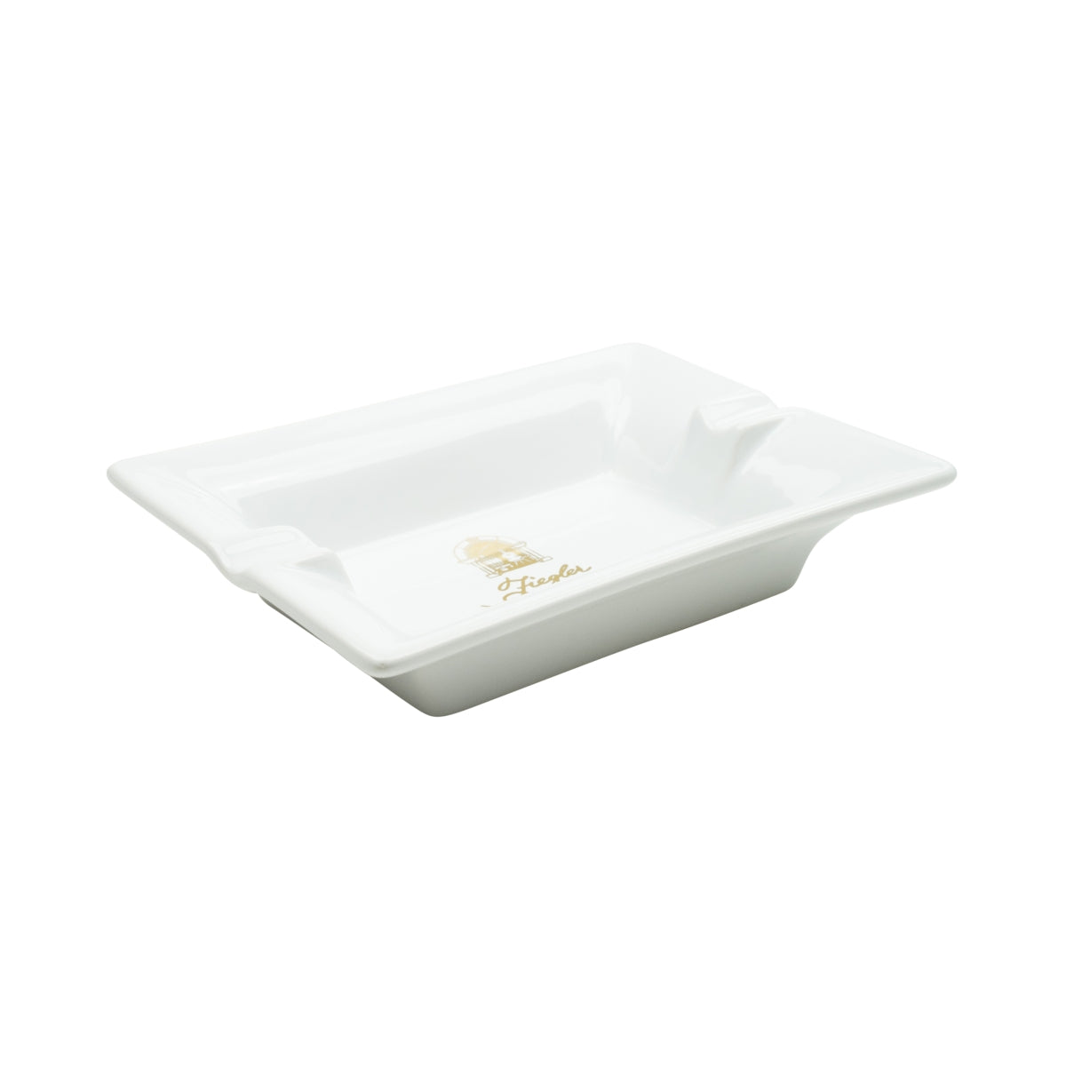 1x Popielniczka na likier Ziegler ceramiczna białe złoto – Widok 2