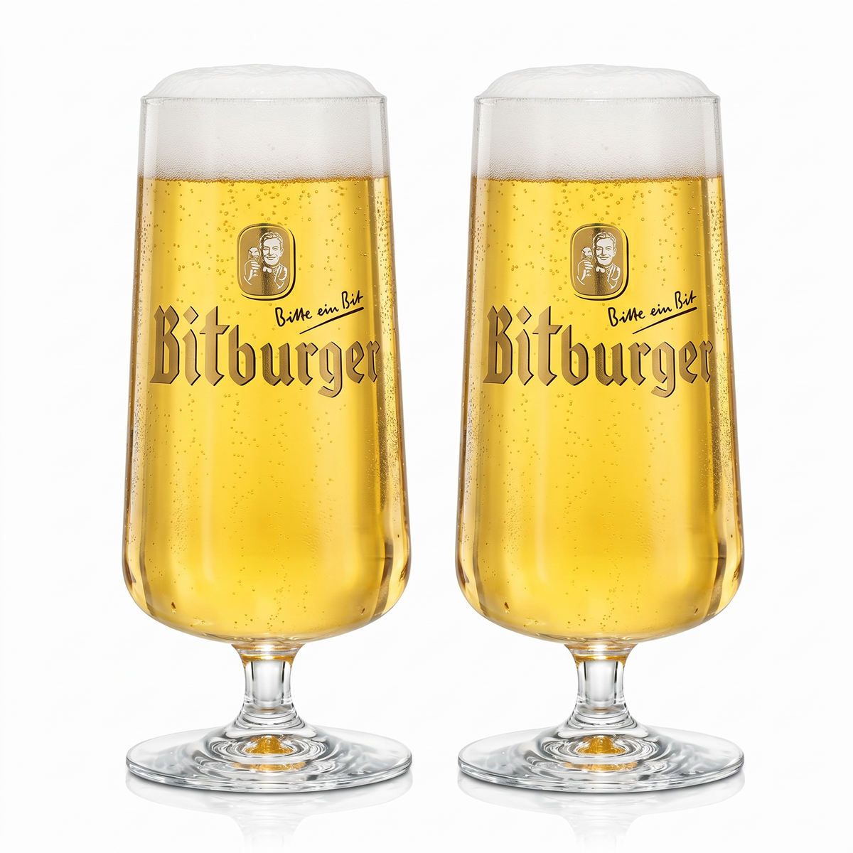 2 szklanki do piwa Bitburger 0,3l Pokal Rastal nowe