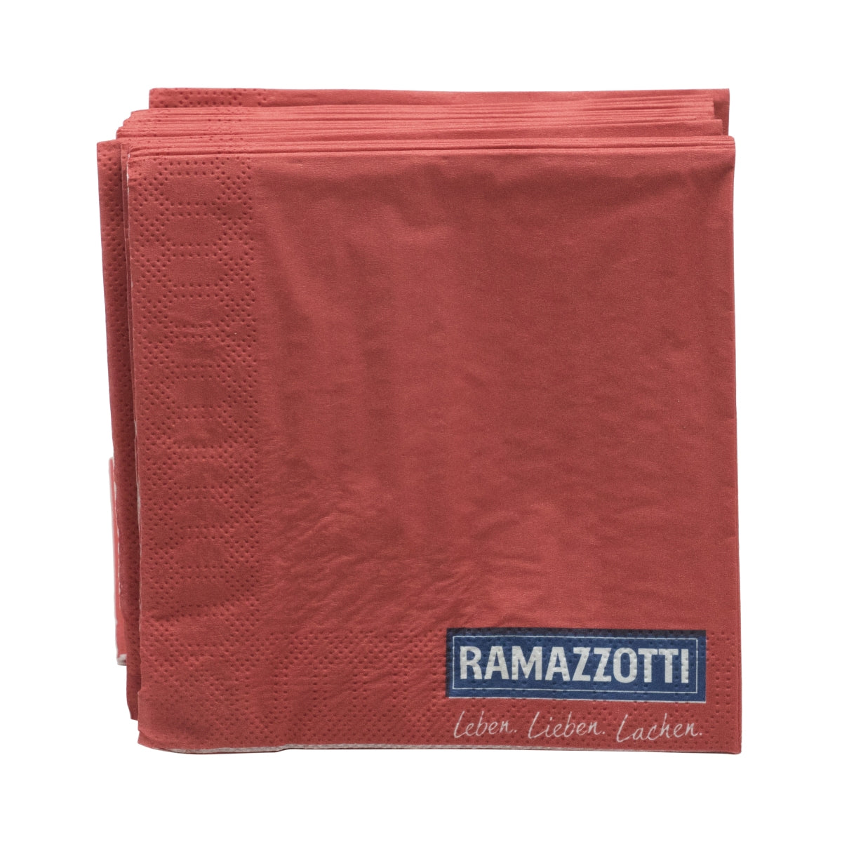 200x Ramazzotti serwetki likierowe czerwone 24x24