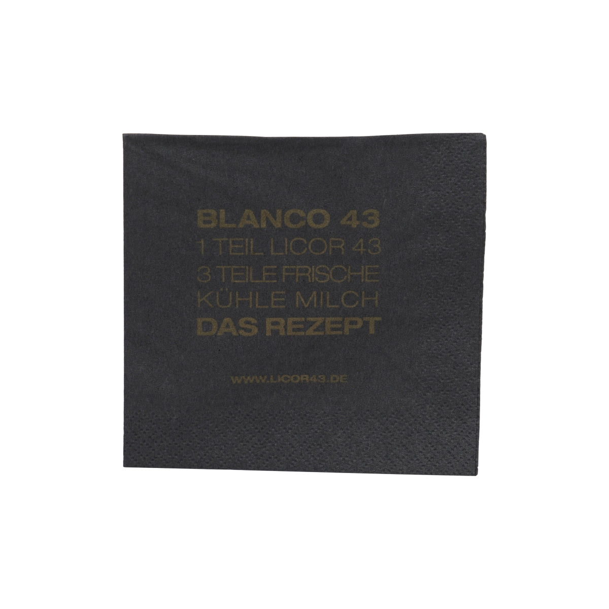 250x Liqueur 43 Liqueur Serwetki Papierowe Czarne Licor 43 Gastro Szklane Podstawki – Widok 3