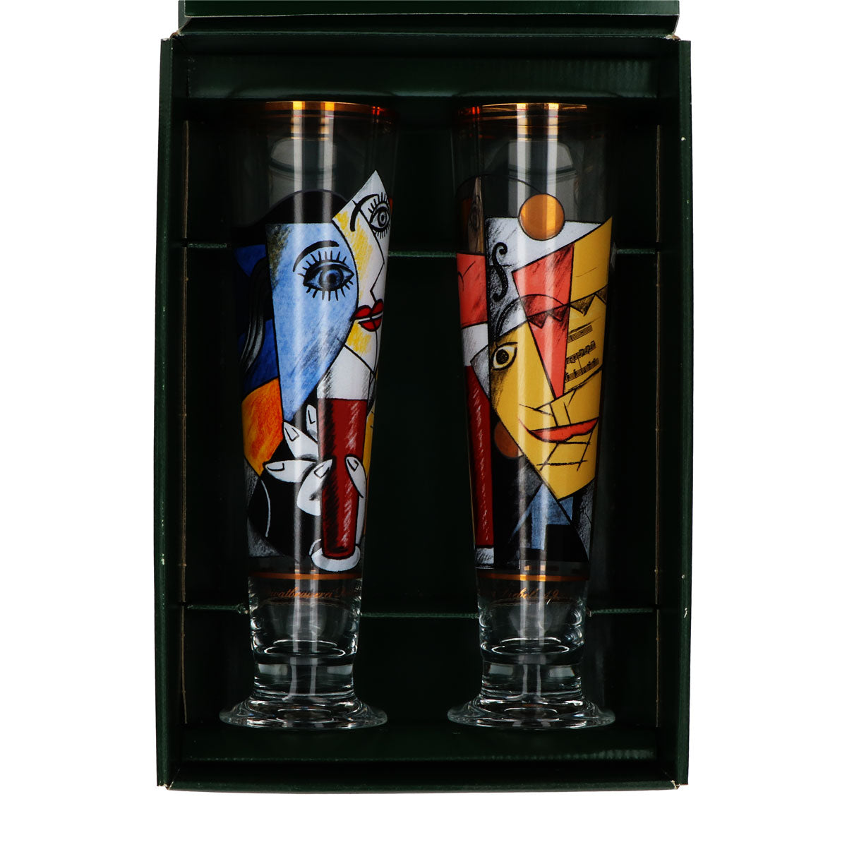 2x zestaw kolekcjonerski szklanek do piwa Diebels, zawierający 2 specjalne szklanki typu 1998 wraz z kartą danych – Widok 4