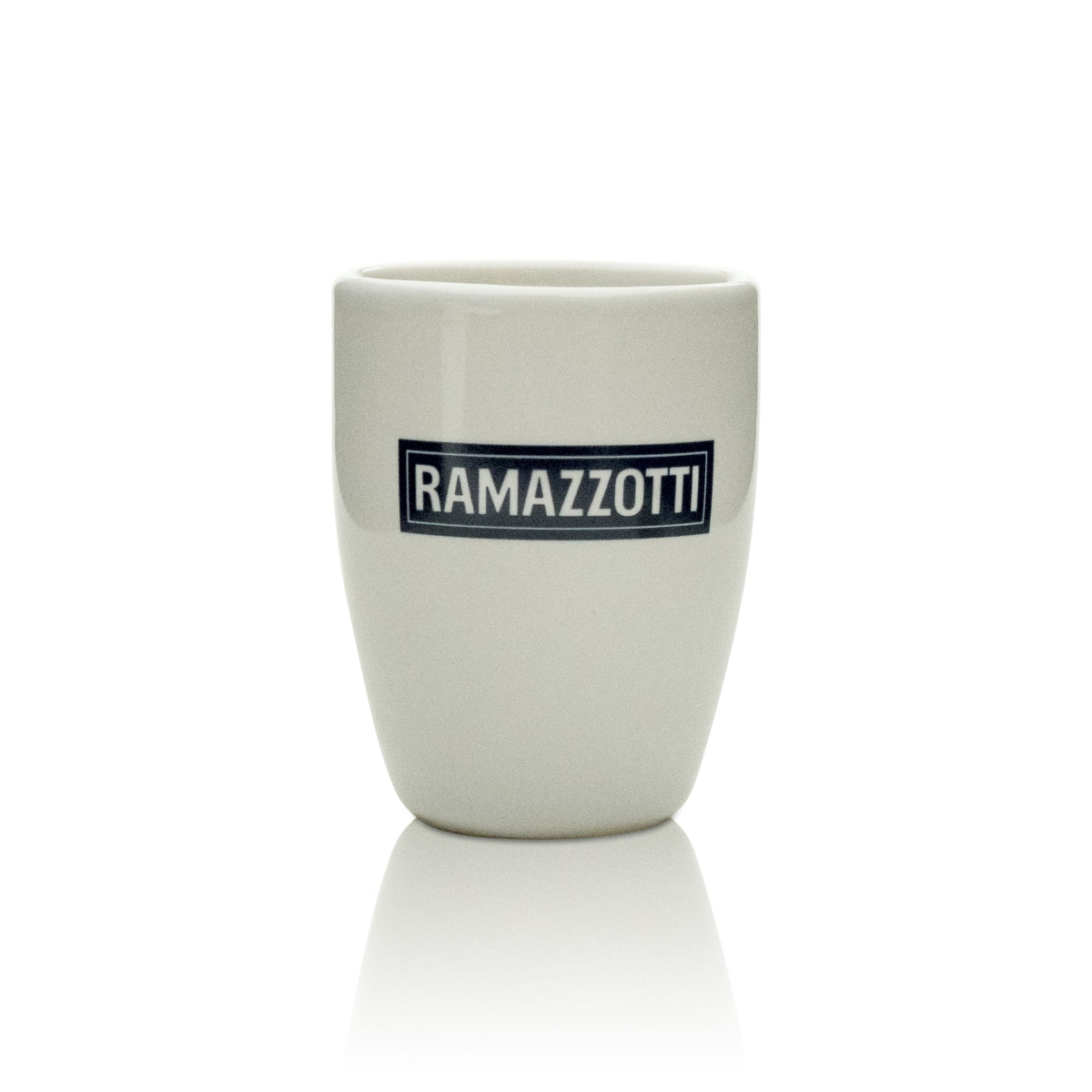 2x Ramazotti likier filiżanka do espresso ze spodkiem biały