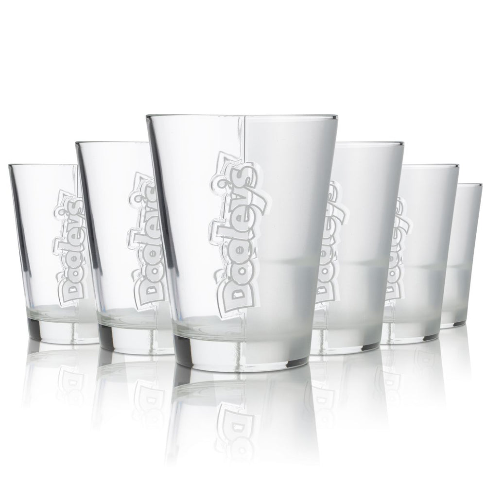 3x Dooleys Szklanka 0,24 l Tumbler Longdrink Koktajl Szklanki do sznapsa Zestaw Satynowane