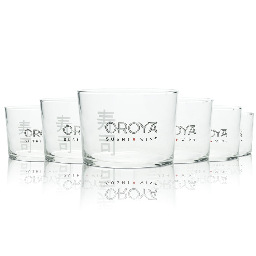 3x Oroya Kieliszek do wina Sushi Tumbler 0,2 l Japonia Azja Kieliszki Koktajl Wino Longdrink