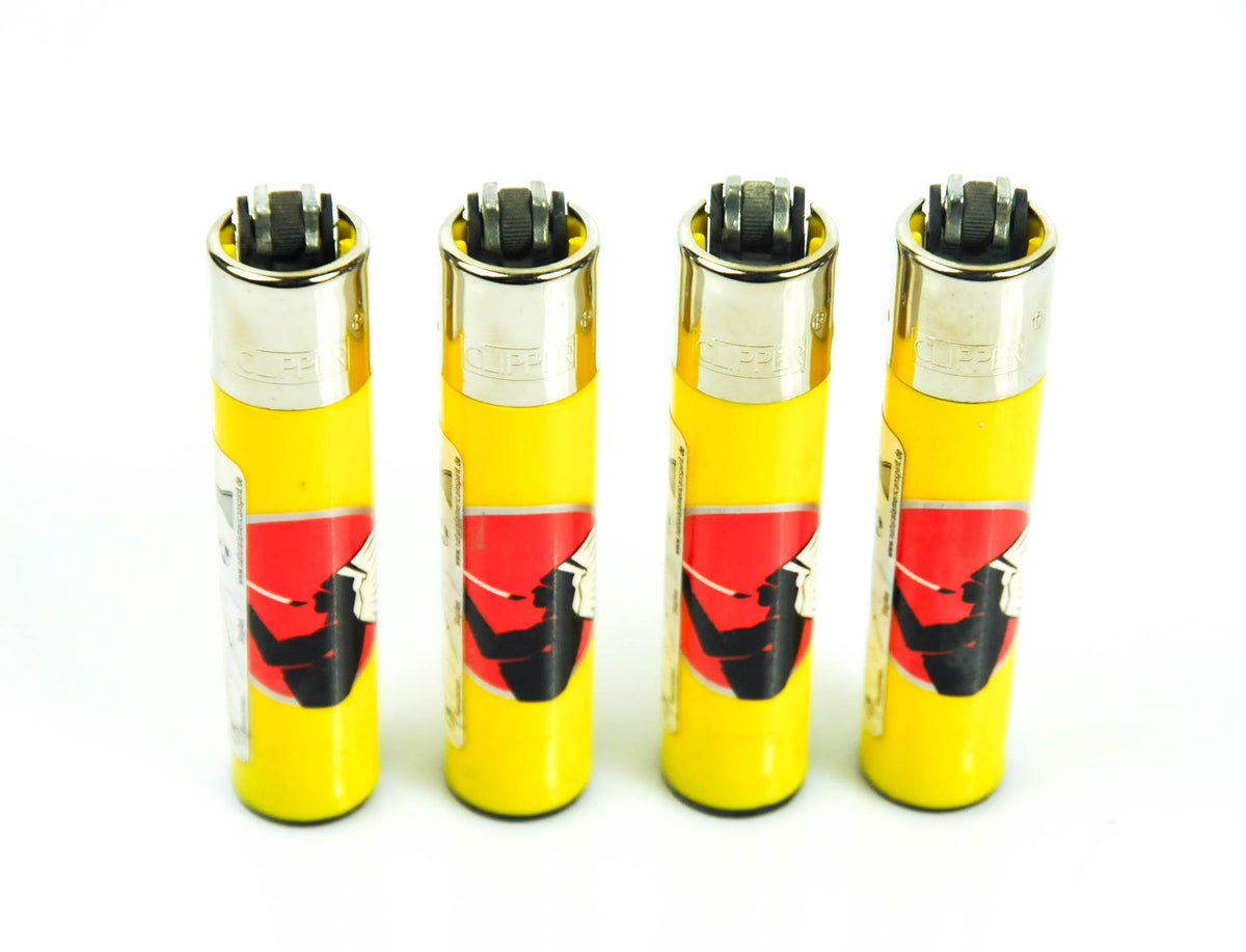 4x American Spirit Lighter Classic Large Żółty wielokrotnego użytku Clipper – Widok 2