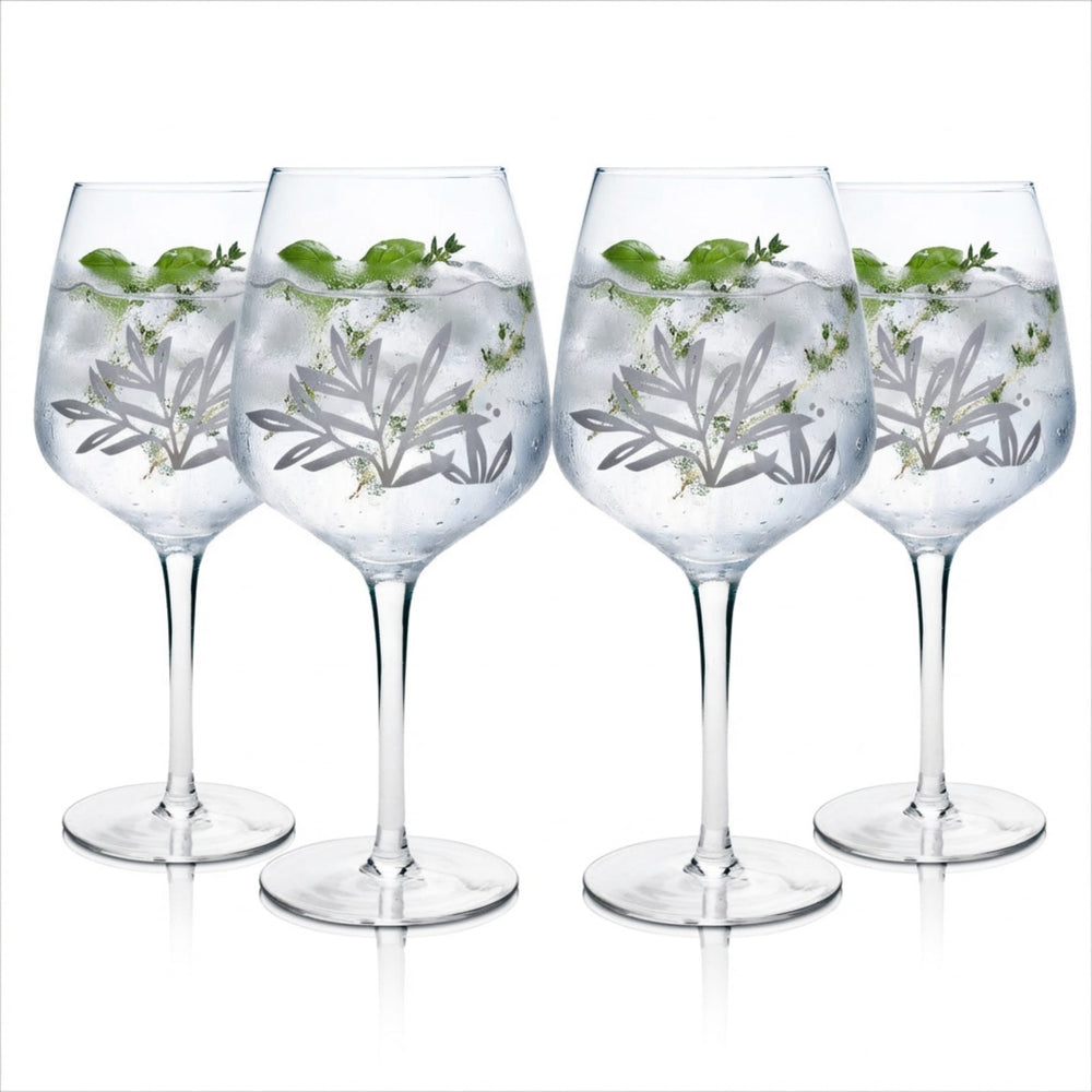 Zestaw 4 szklanek Gin Mare 0,6 l Szklanki koktajlowe typu balon Tonic Aperitif Longdrink