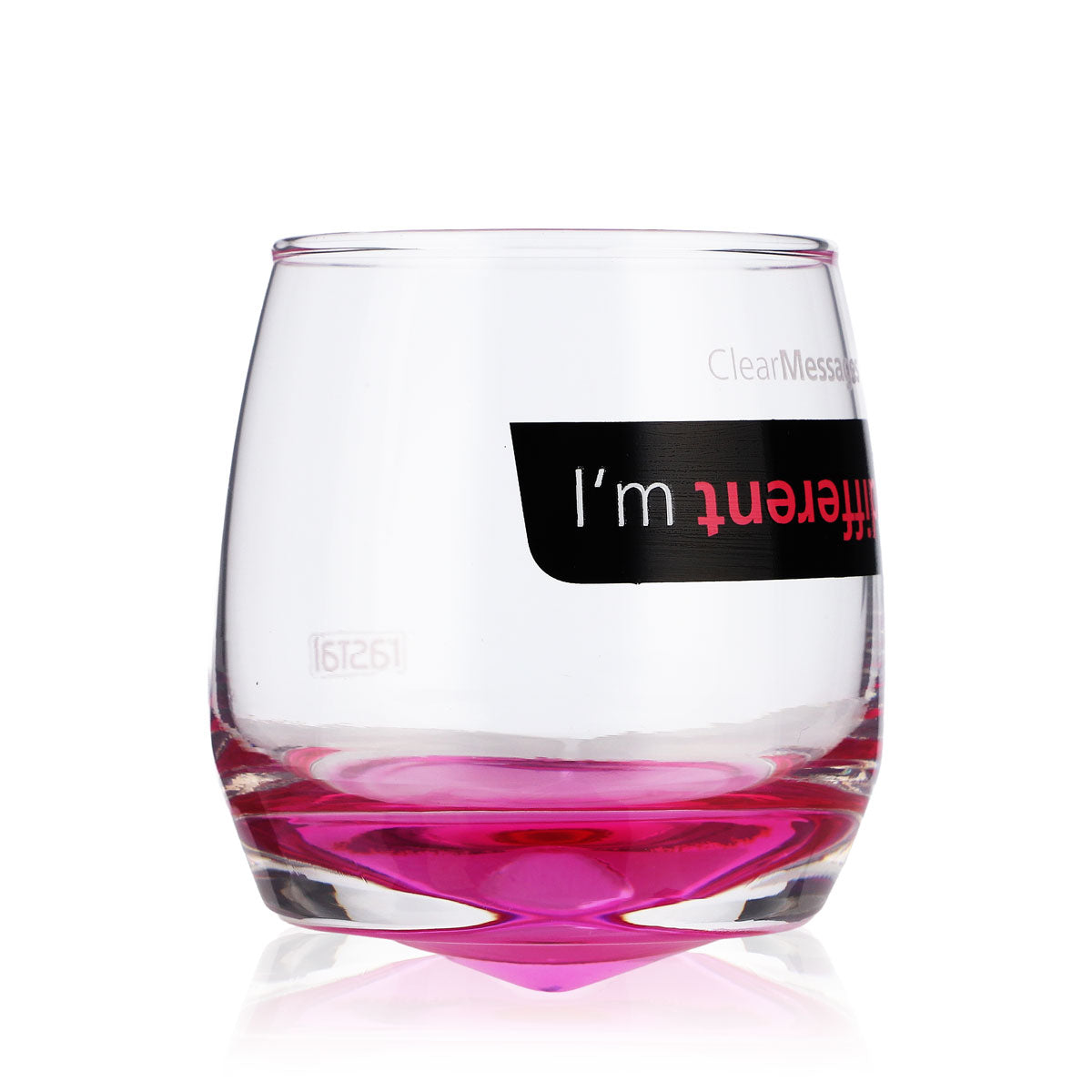 4x szklanki Rastal 0,2 l Szklanki designerskie Tumbler Schwenker „I´m different” – Widok 2
