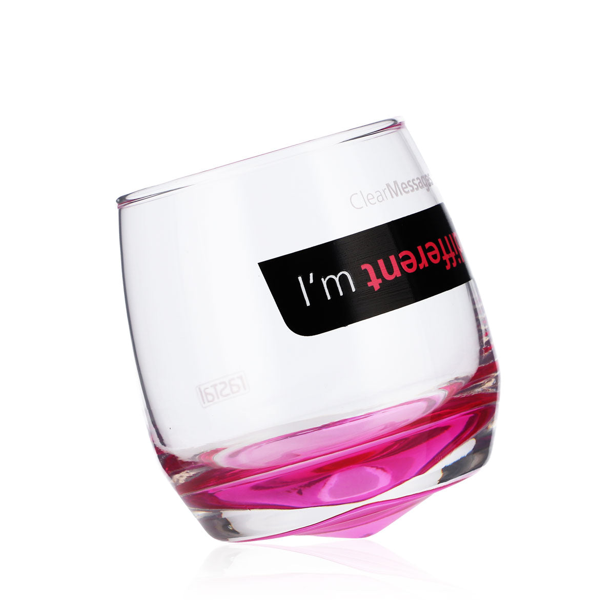 4x szklanki Rastal 0,2 l Szklanki designerskie Tumbler Schwenker „I´m different” – Widok 4