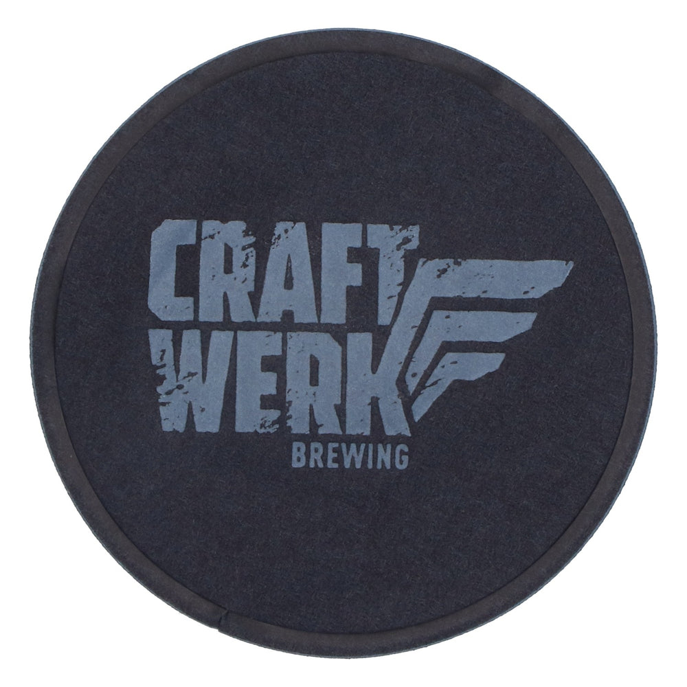 500x Craftwerk Podkładki pod piwo Podkładki pod szklanki Czarne Okrągłe