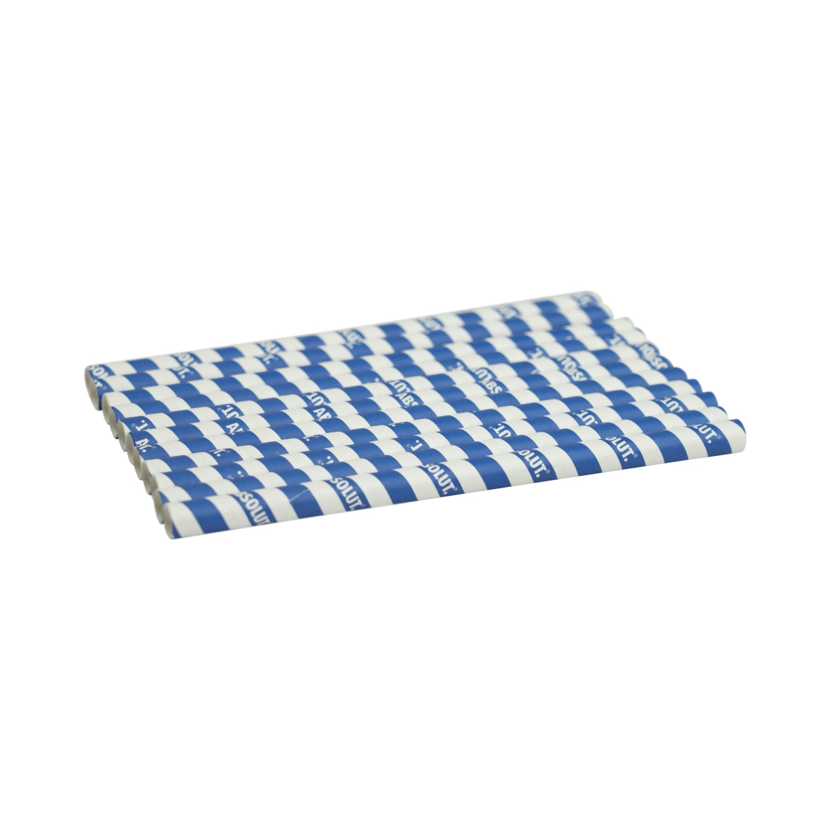 50x Absolut Vodka Straw Paper Straw Tube Cardboard Cocktail Bar
