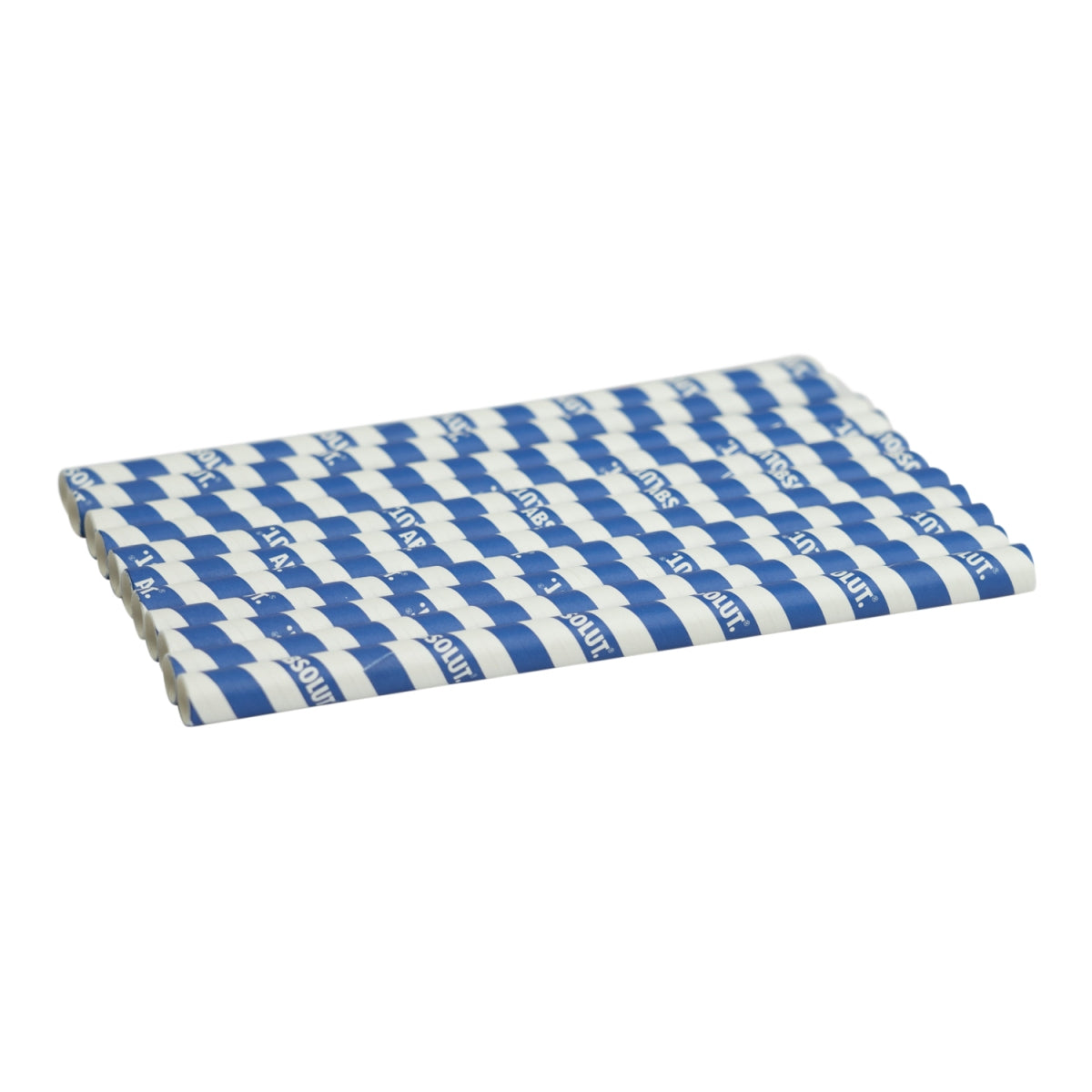 50x Absolut Vodka Straw Paper Straw Tube Cardboard Cocktail Bar – Widok 3