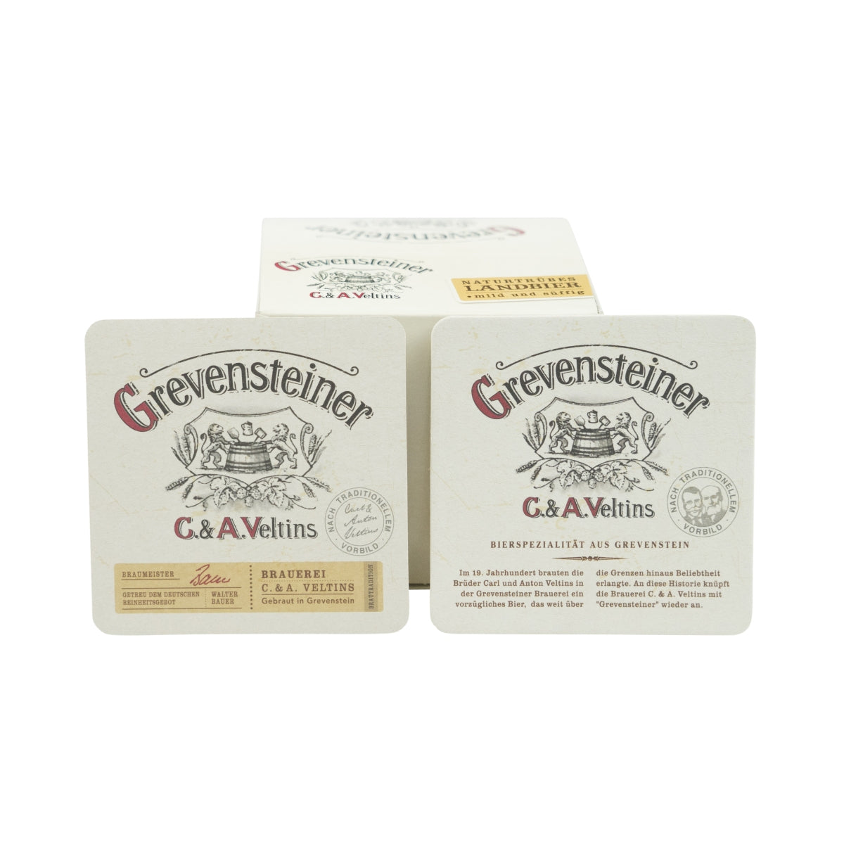 50x Podstawki Grevensteiner 9x9cm Coaster Gastro Drip Protection Bar