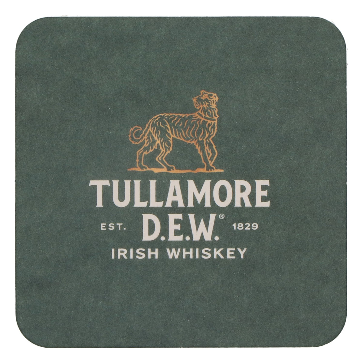 50x podkładki pod szklanki Tullamore Dew Whisky, zielone – Widok 3