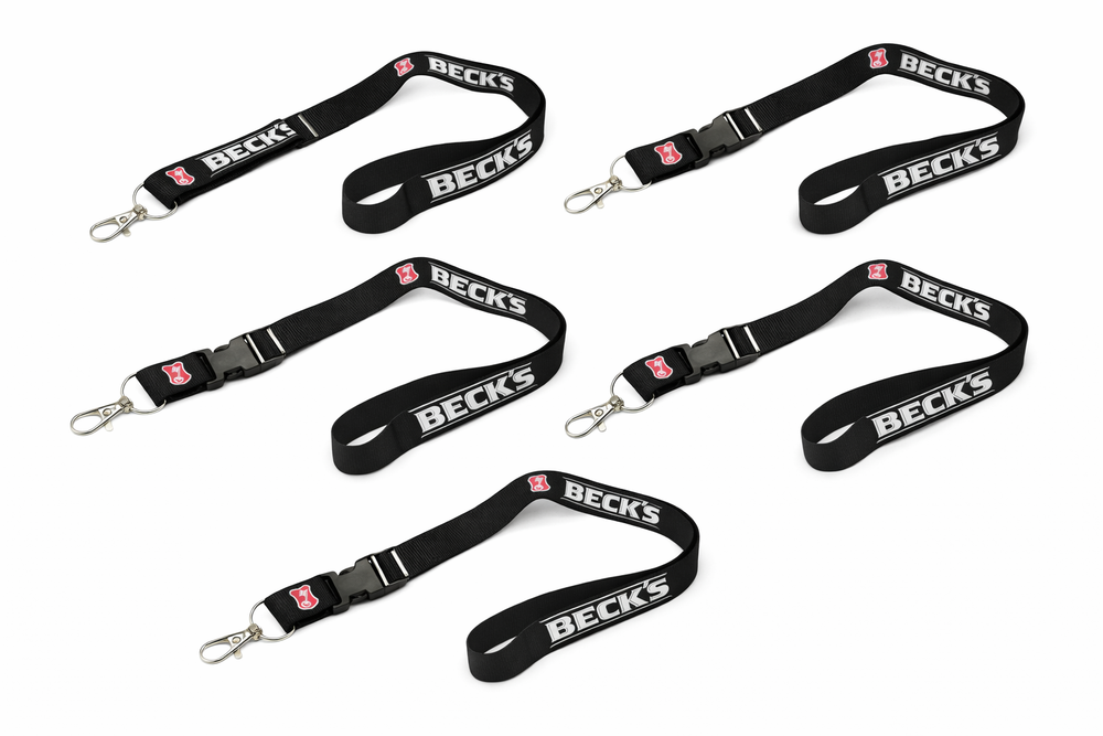 5x Becks brelok do kluczy łańcuszek zawieszka akcesoria karabińczyk zawieszka