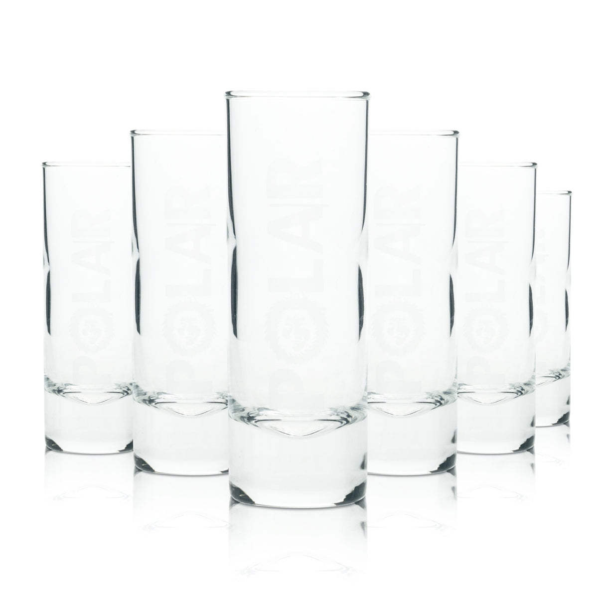 6 Berentzen kieliszek do likieru shot glass 2/4cl Polar new