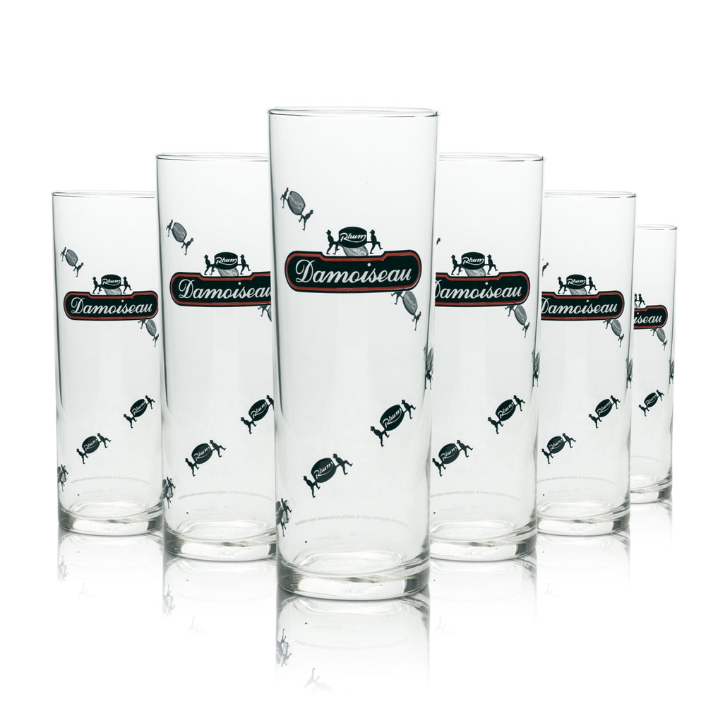 6 Damoiseau Rum Glass 0,25l Longdrink Glass "Tubo" nowość