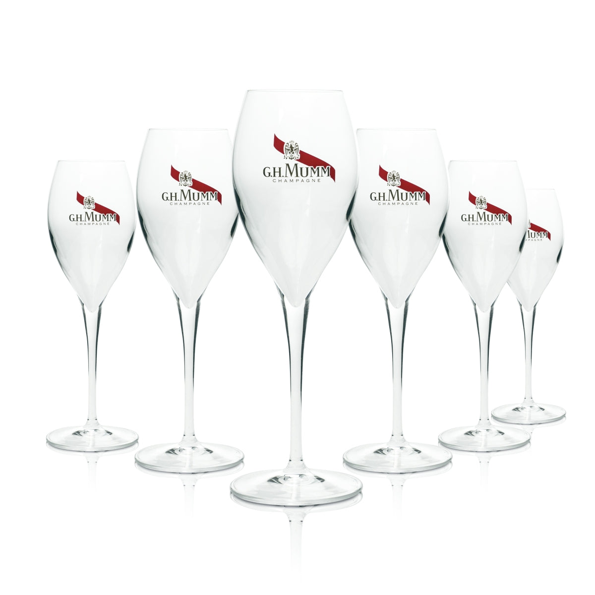 6 G.H. Mumm kieliszek do szampana 0,15l flet "Opale" nowy
