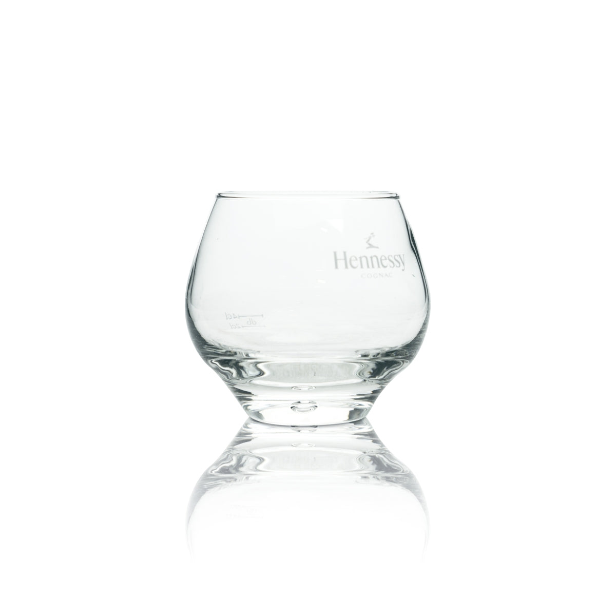 6 Hennessy Cognac szklany okrągły kubek z bańką 300ml nowy – Widok 3