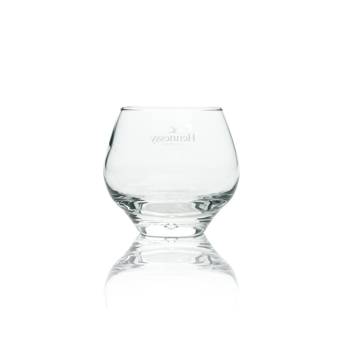 6 Hennessy Cognac szklany okrągły kubek z bańką 300ml nowy – Widok 4