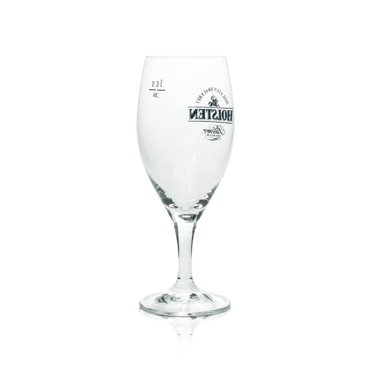 6 Holsten szklanka do piwa 0,3l goblet/tulipan "Pilsener Premium" RC BEZ srebrnej obręczy nowa – Widok 3