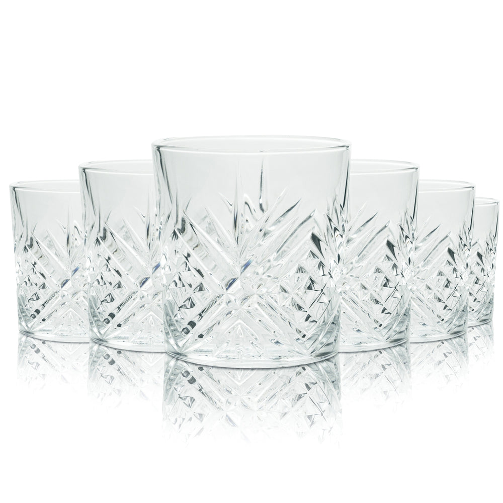 6 Szklanka do whisky Redemption 0,2l z reliefem nowa