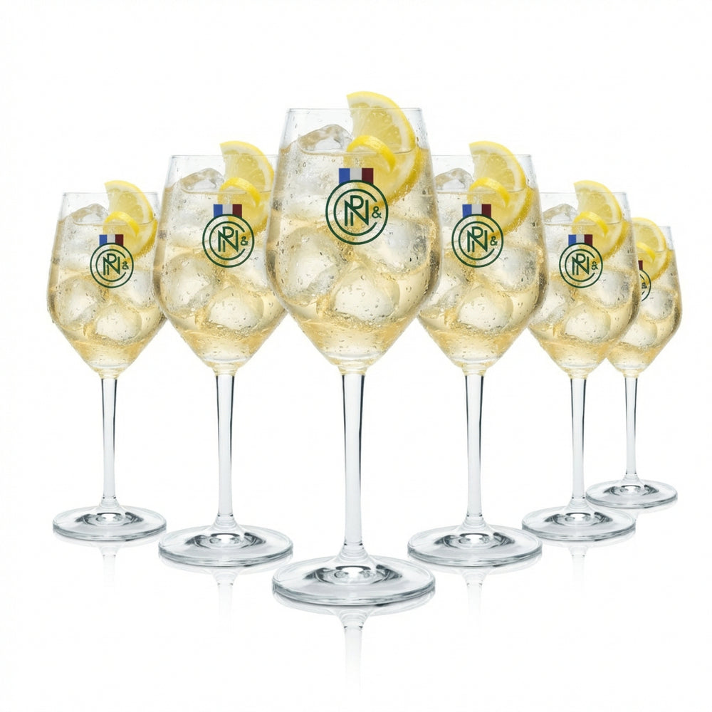 Zestaw 6 szklanek Noilly Prat 0,36 l – kieliszki do wermutu, aperitifów i dr martini