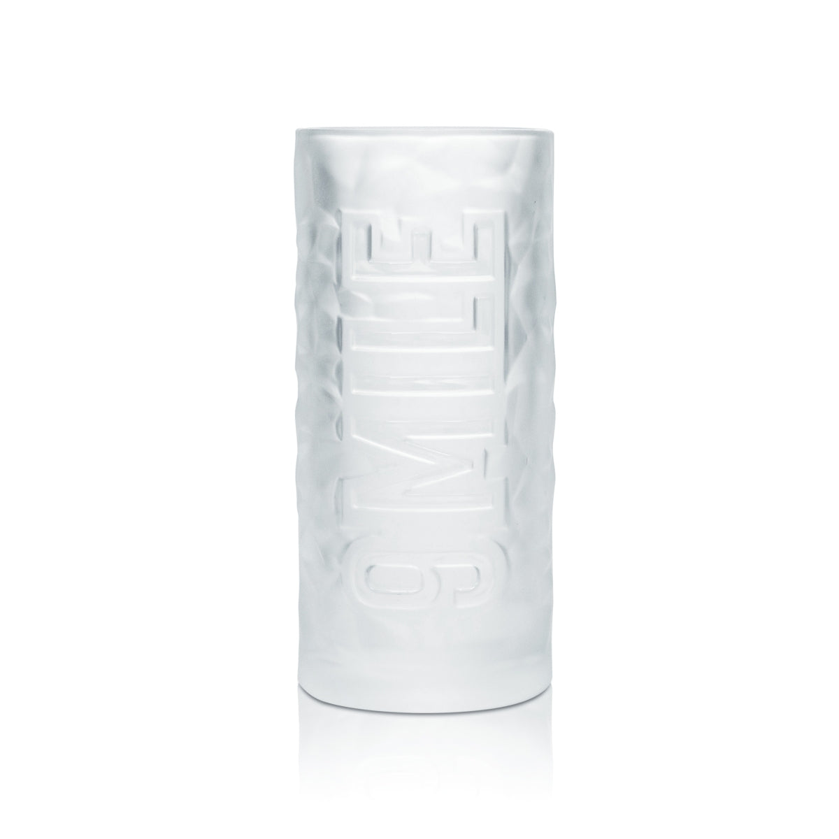 6x 9 Mile Vodka Glass 0.3l Longdrink Glasses satynowane szkło mleczne koktajlowe Relief – Widok 2