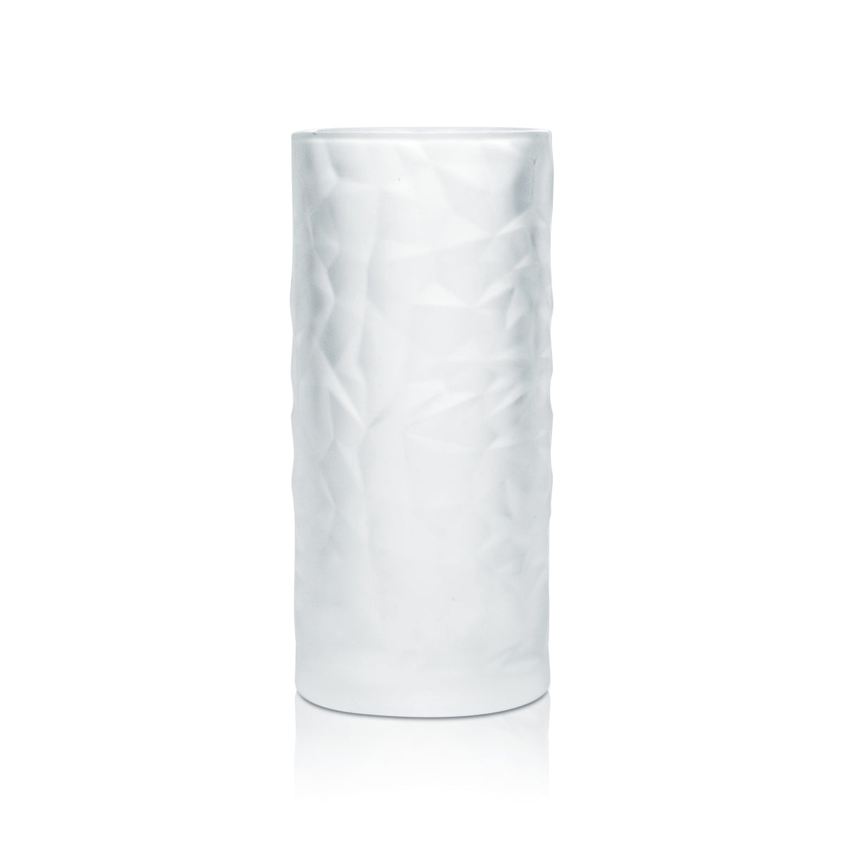 6x 9 Mile Vodka Glass 0.3l Longdrink Glasses satynowane szkło mleczne koktajlowe Relief – Widok 3
