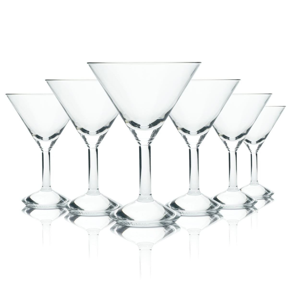 6x Absolut Glass 0,16l Martini Bowl Glasses Aperitif Vodka Gastro Longdrink Bar