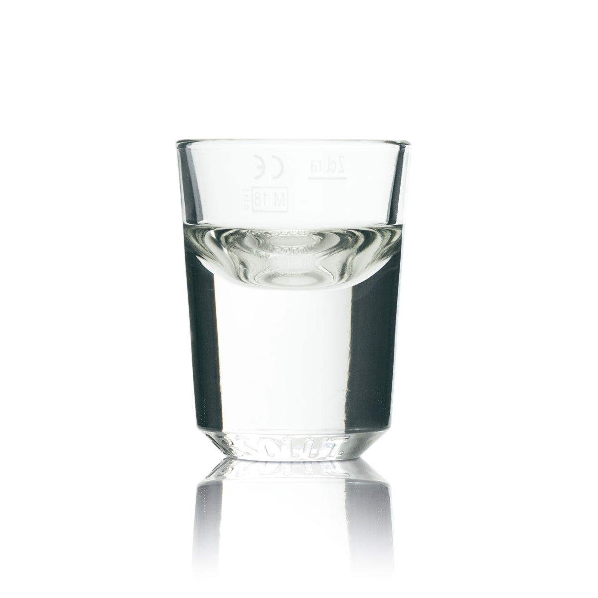 6x kieliszek Absolut Shot 2 cl Kieliszki do wódki Kurze Stamper Kieliszki gastronomiczne Kalibrowane Bar – Widok 2