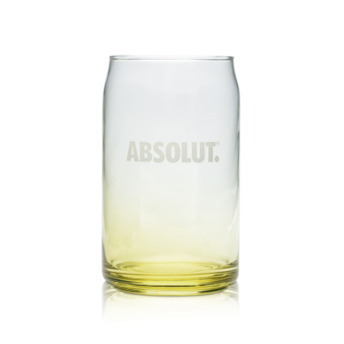 6x Absolut Vodka Glass 0,25l Tumbler YELLOW Sensations Longdrink Glasses Gastro Oak – Widok 2