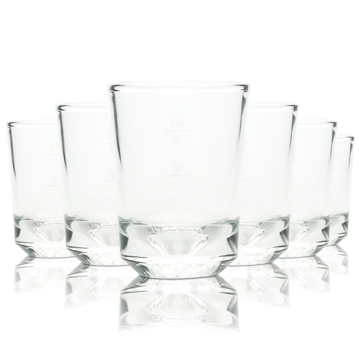 6x Absolut Vodka Glass 4cl Grcic Shot Glasses Short Schnapps Stamper Gastro Oak