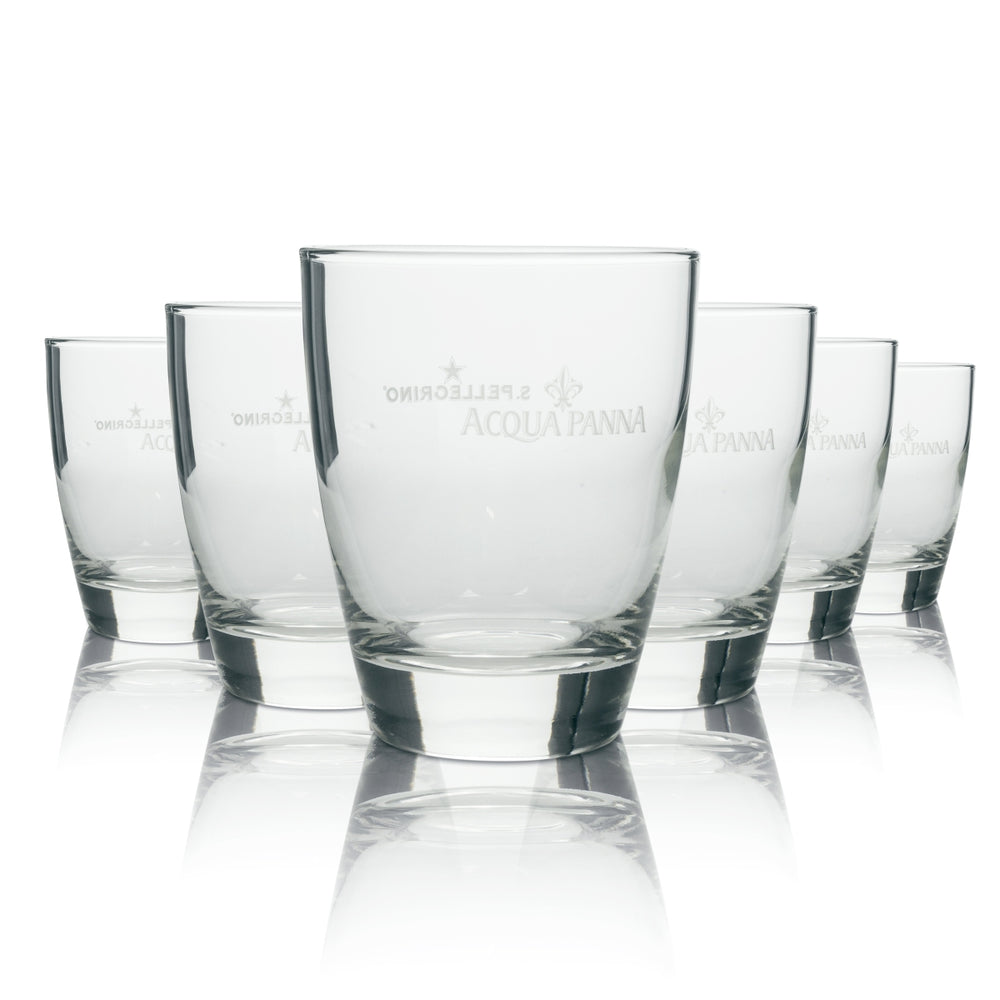 6x Acqua Panna Szklanka do wody San Pellegrino Tumbler 270ml Ritzenhoff