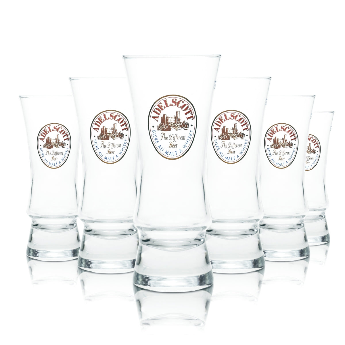 6x szklanka Adelscott 0,25 l Szklanki do piwa Kielich Whisky Malt Beer Browar