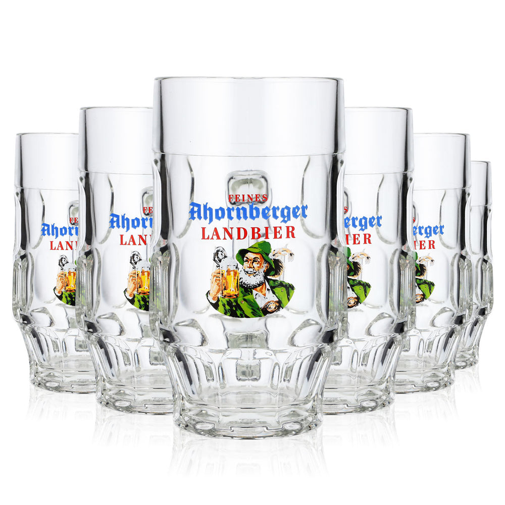 6x szklanka do piwa Ahornberger 0,5 l kufel do piwa Landbier Kontur Braumeister-Seidel