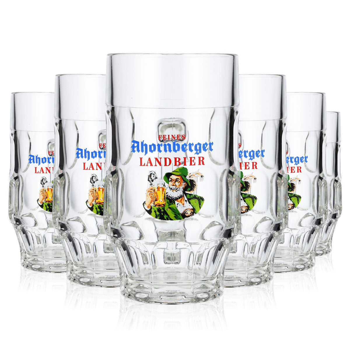 6x szklanka do piwa Ahornberger 0,5 l kufel do piwa Landbier Kontur Braumeister-Seidel