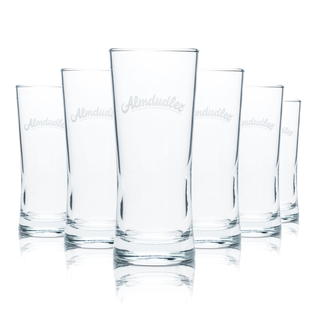 6x Almdudler szklanka 0.25l tumbler szklanki do napojów bezalkoholowych Gastro Austria Apres Ski