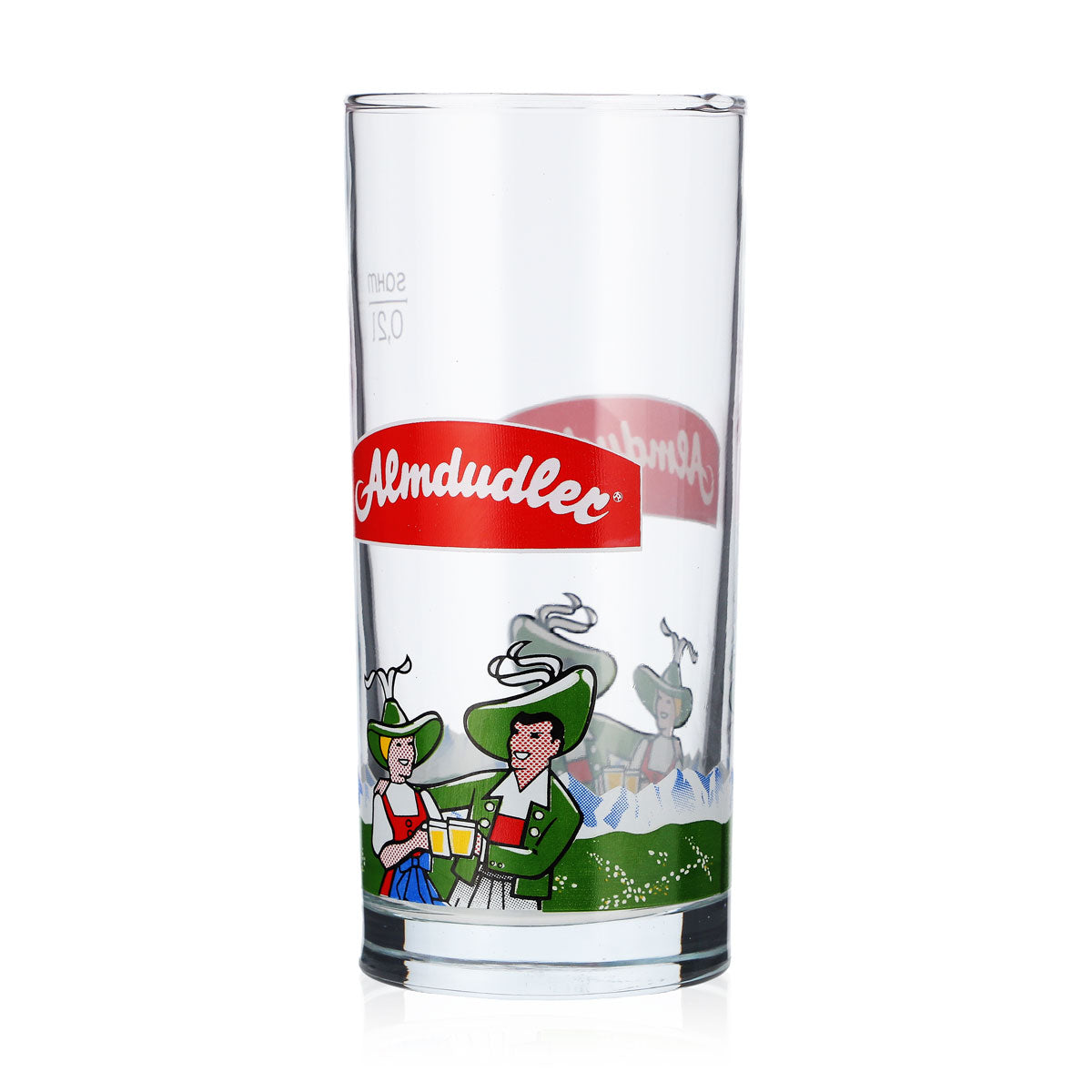 6x Almdudler Napój bezalkoholowy Szklanka Limoglas Szklanki 0,2 l Kubek Sahm – Widok 4