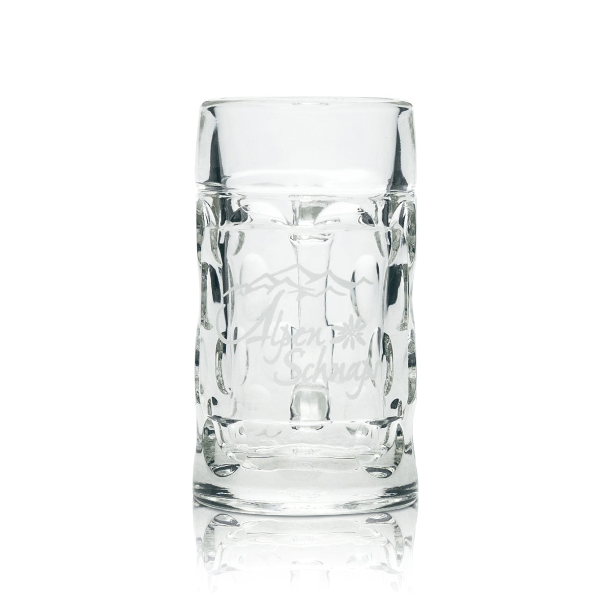 6x Alpenschnaps Steinbeisser szklany mini dzbanek 4cl schnapps short shot glasses tumbler – Widok 2